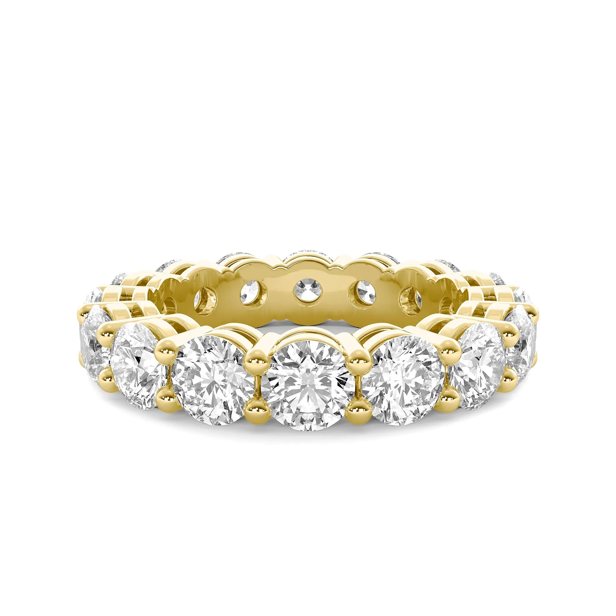 Lab Grown Diamond 14k Eternity Bands (This listing is for illustrative purposes only).