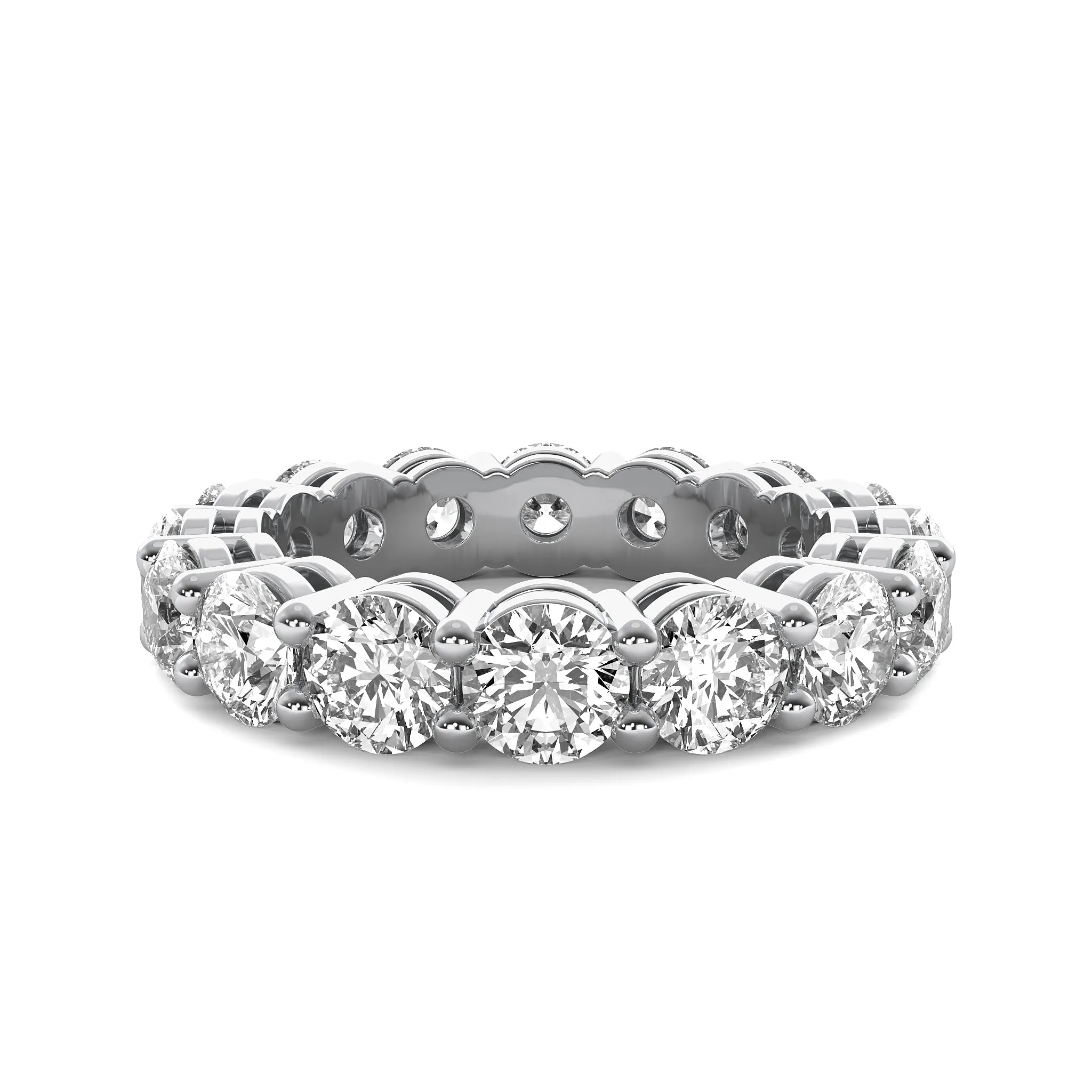 Lab Grown Diamond 14k Eternity Bands (This listing is for illustrative purposes only).