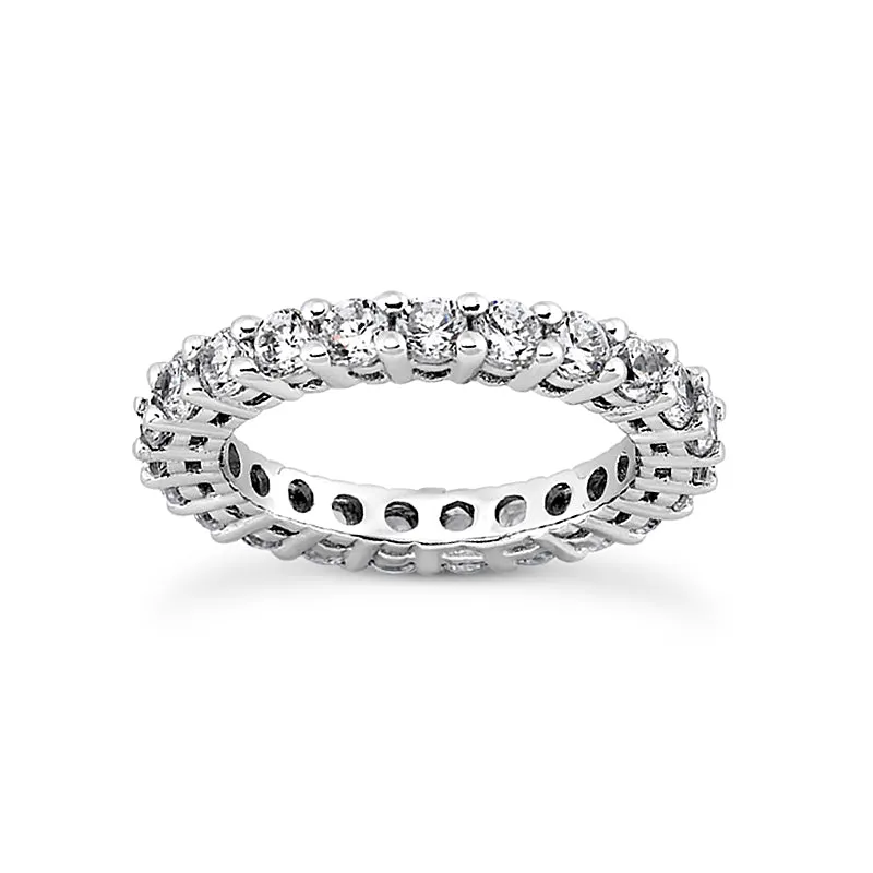 Lab Grown Diamond 14k Eternity Bands (This listing is for illustrative purposes only).