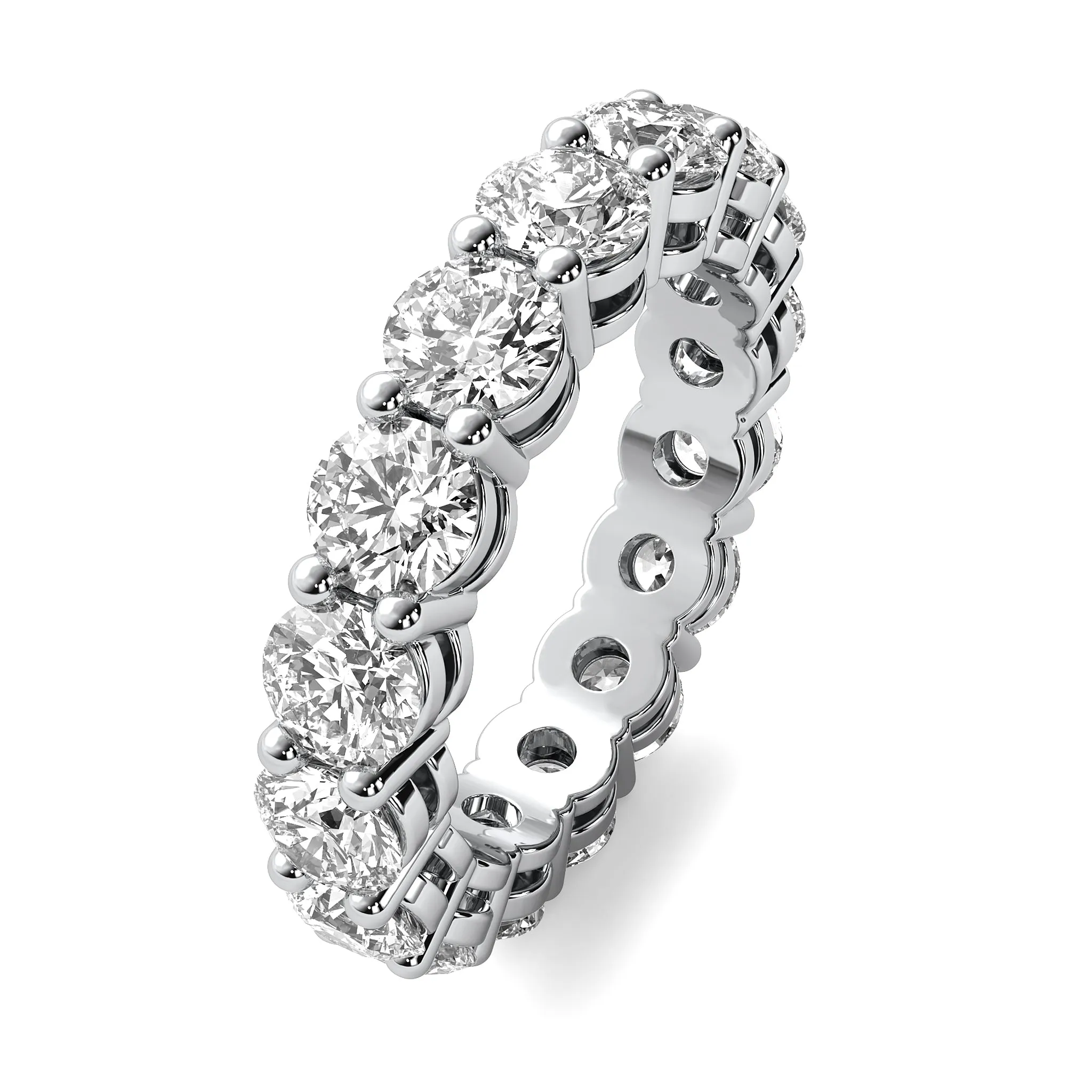 Lab Grown Diamond 14k Eternity Bands (This listing is for illustrative purposes only).