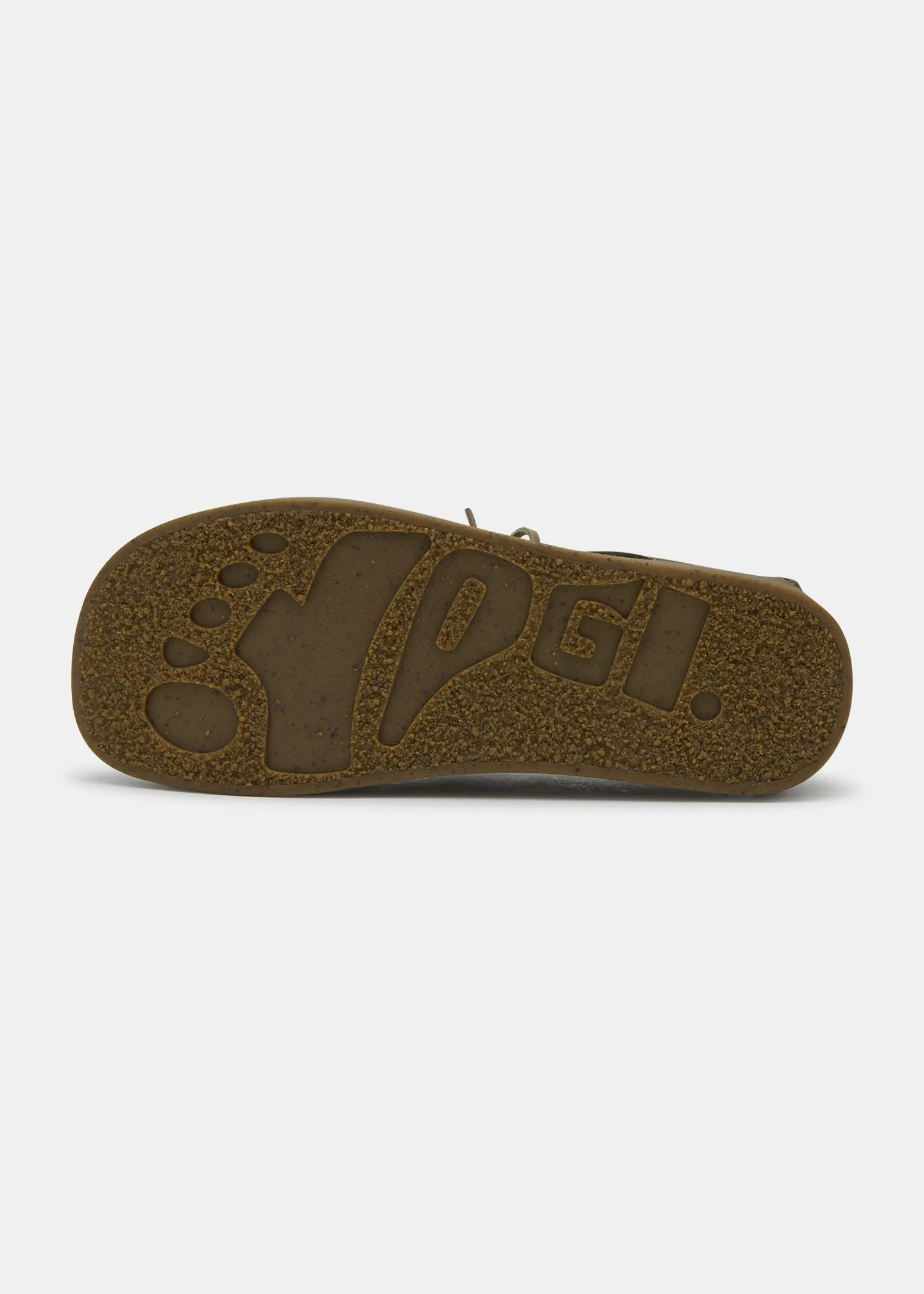 Lennon Embossed Nubuck Shoe  - Olive