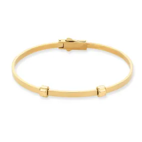 Letter bangle gold