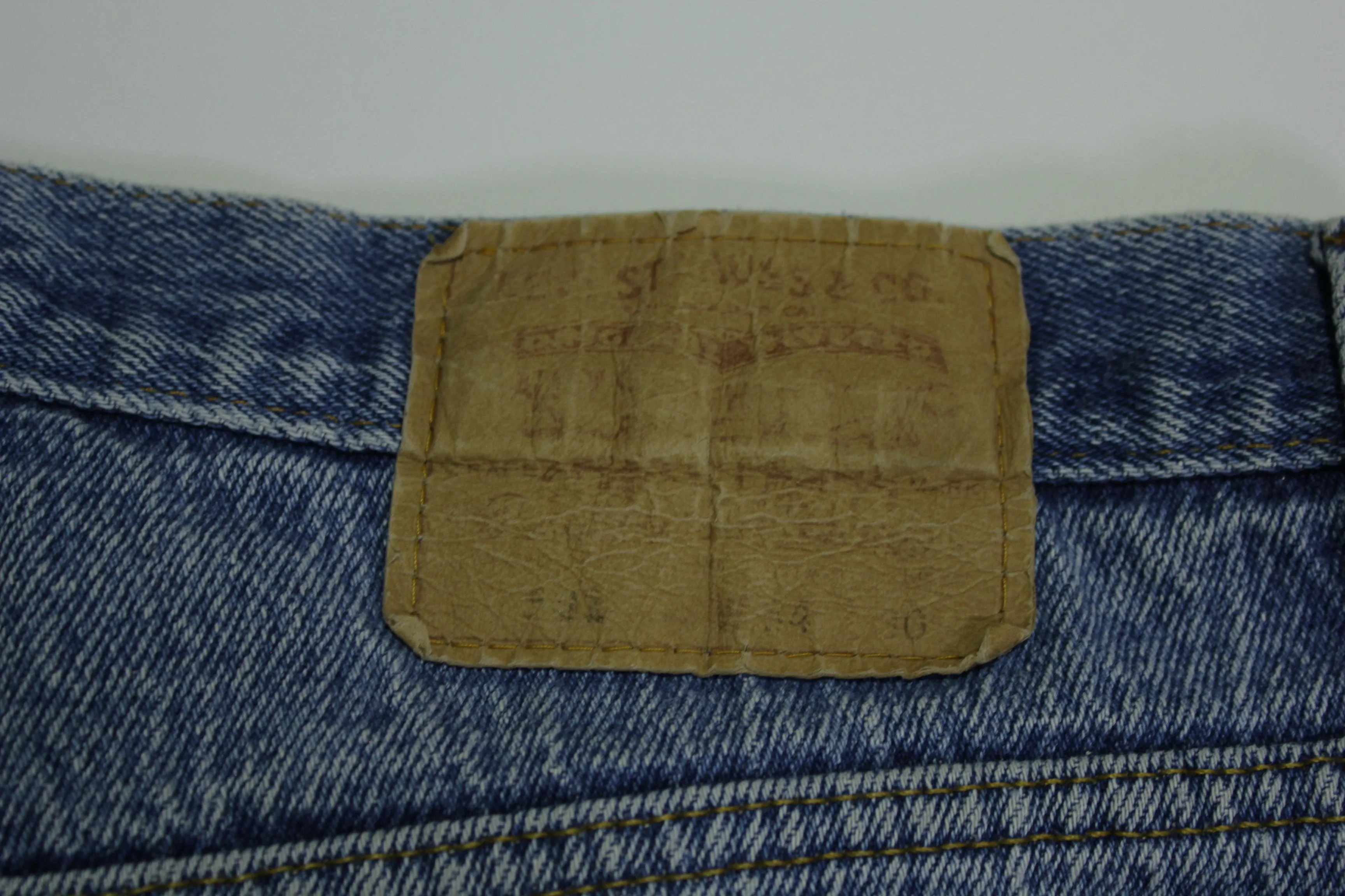 Levis Vintage 90's 501XX Made in USA Button Fly Bitchin' Blue Denim Jeans