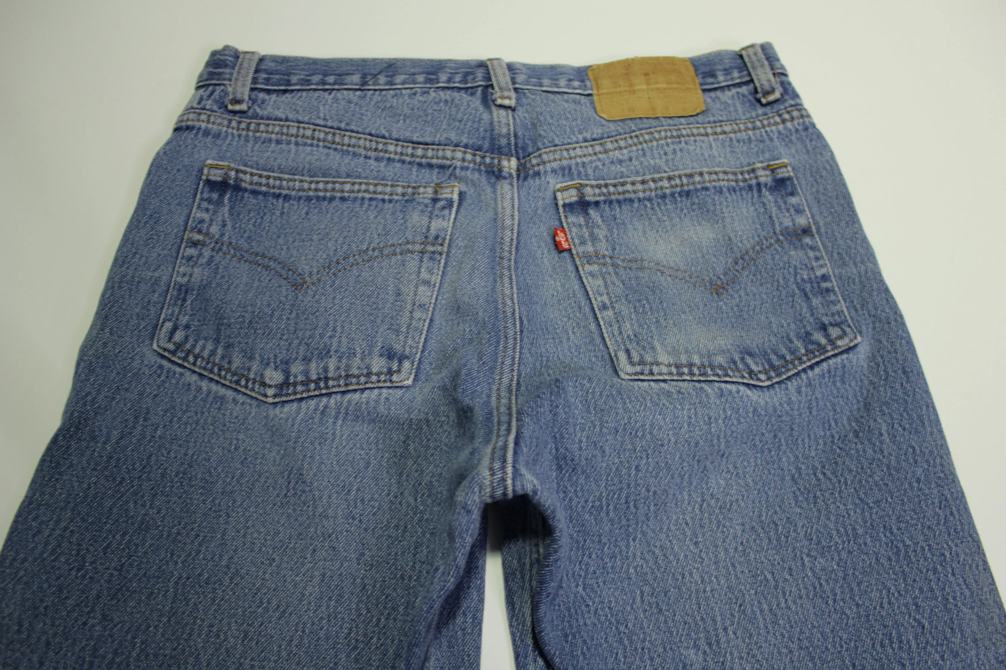 Levis Vintage 90's 501XX Made in USA Button Fly Bitchin' Blue Denim Jeans