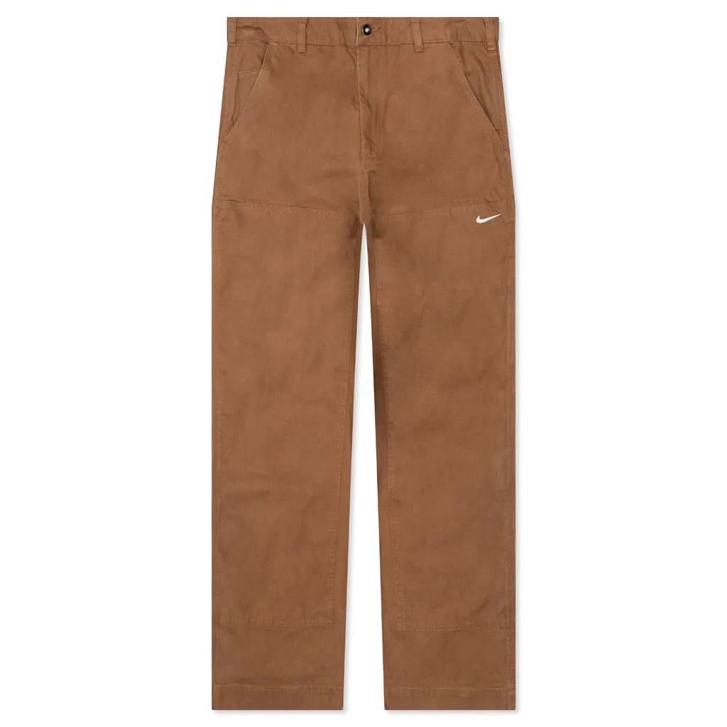 Life Double Front Trousers - Ale Brown