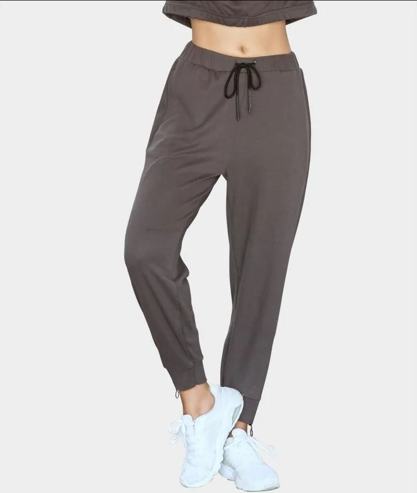 Loose Harem Elastic Waistband Thin Ankle Length Running Quick Dry Pants