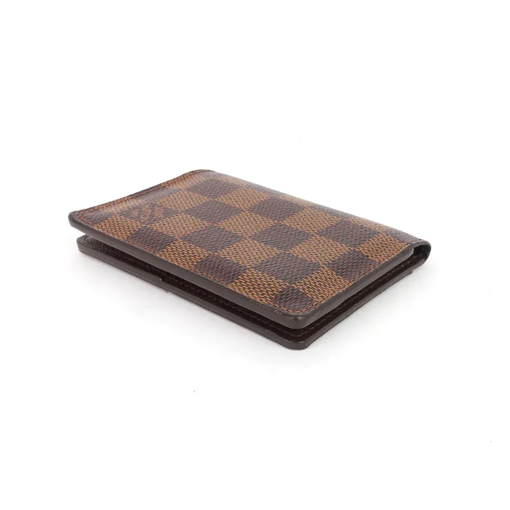 Louis Vuitton Brown Damier Ebene Coated Canvas Pocket Organizer