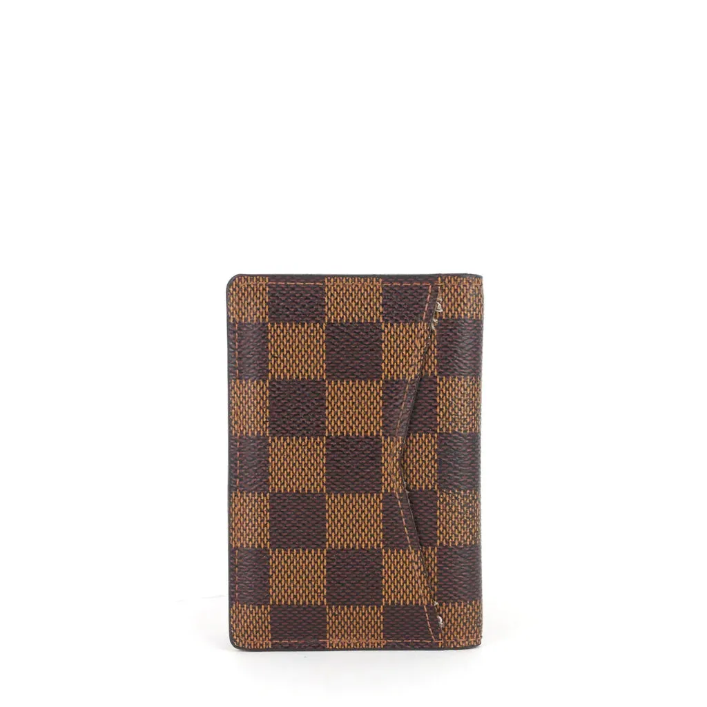 Louis Vuitton Brown Damier Ebene Coated Canvas Pocket Organizer