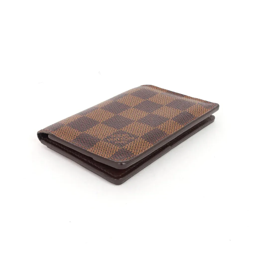 Louis Vuitton Brown Damier Ebene Coated Canvas Pocket Organizer