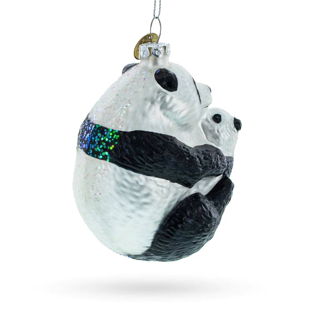 Mama and Baby Panda Ornament