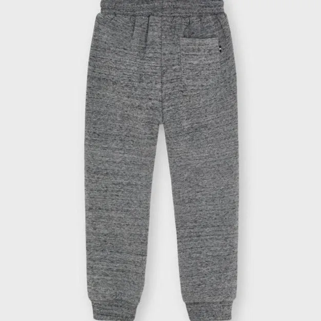 Mayoral Mini Boys Cuffed Fleece Grey Sweatpants 725-15