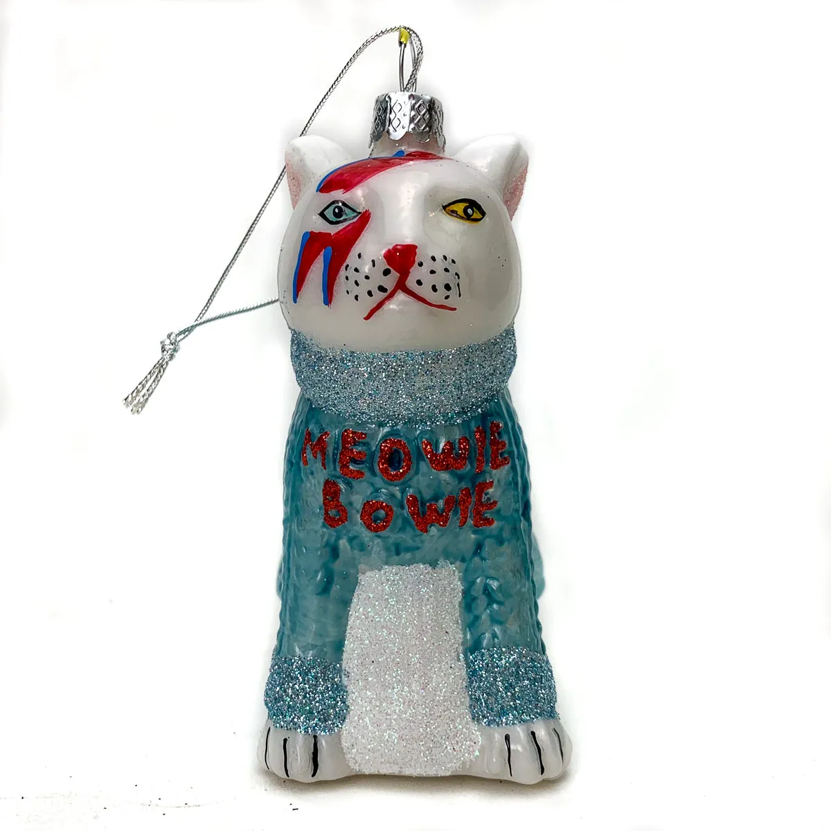 Meowie Bowie Ornament