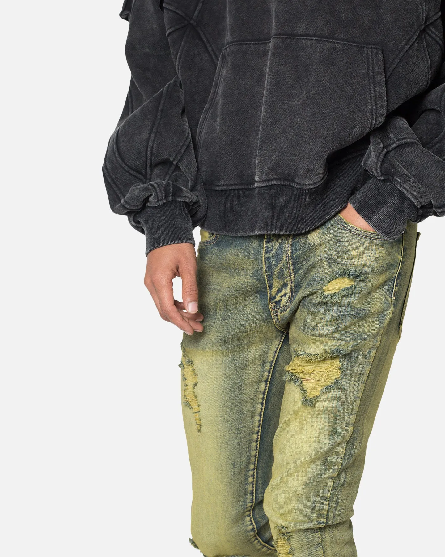 MNML X609 Algae Skinny Denim Jeans Green