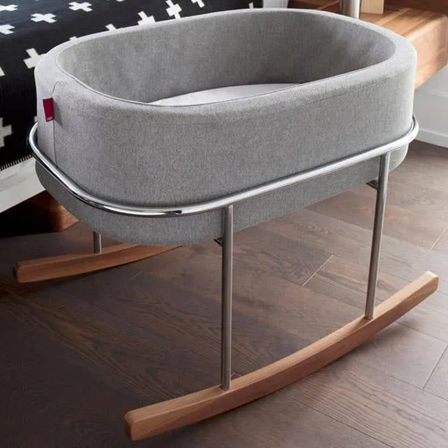 MONTE Rockwell Bassinet - Performance Heathered Fabrics