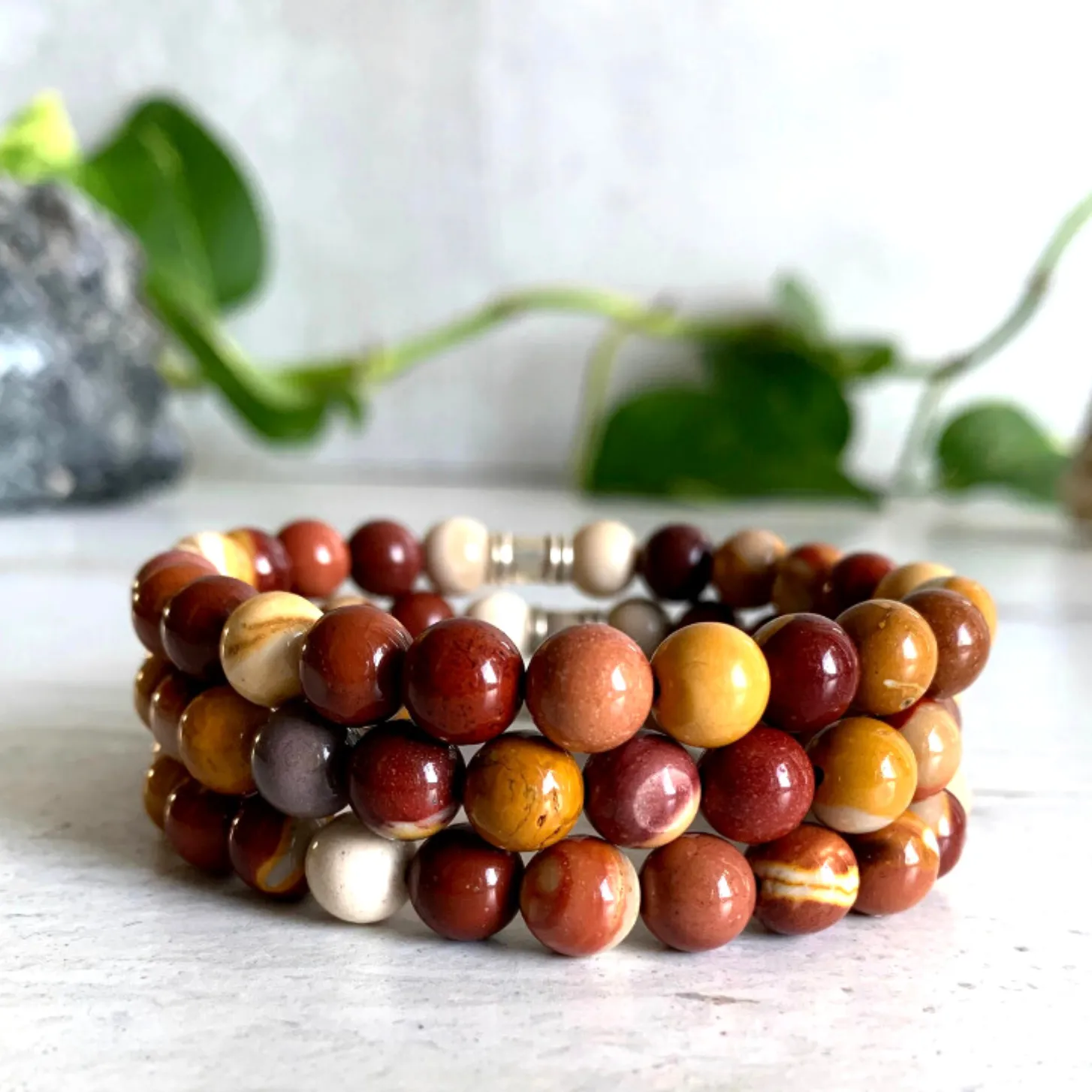 Mookalite Jasper Gemstone Bracelet