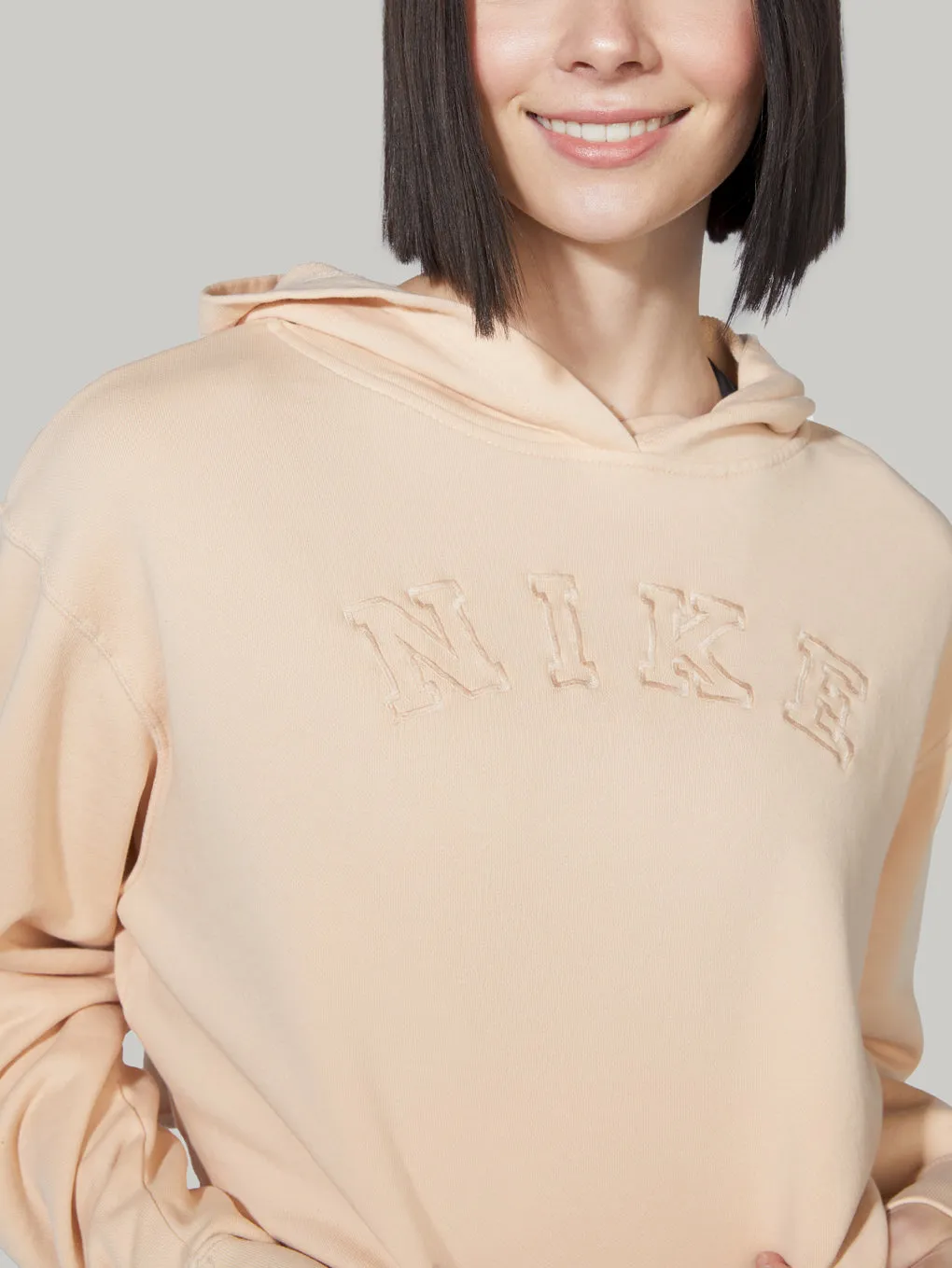 NIKE SPORTSWEAR CROP HOODIE SHIMMER