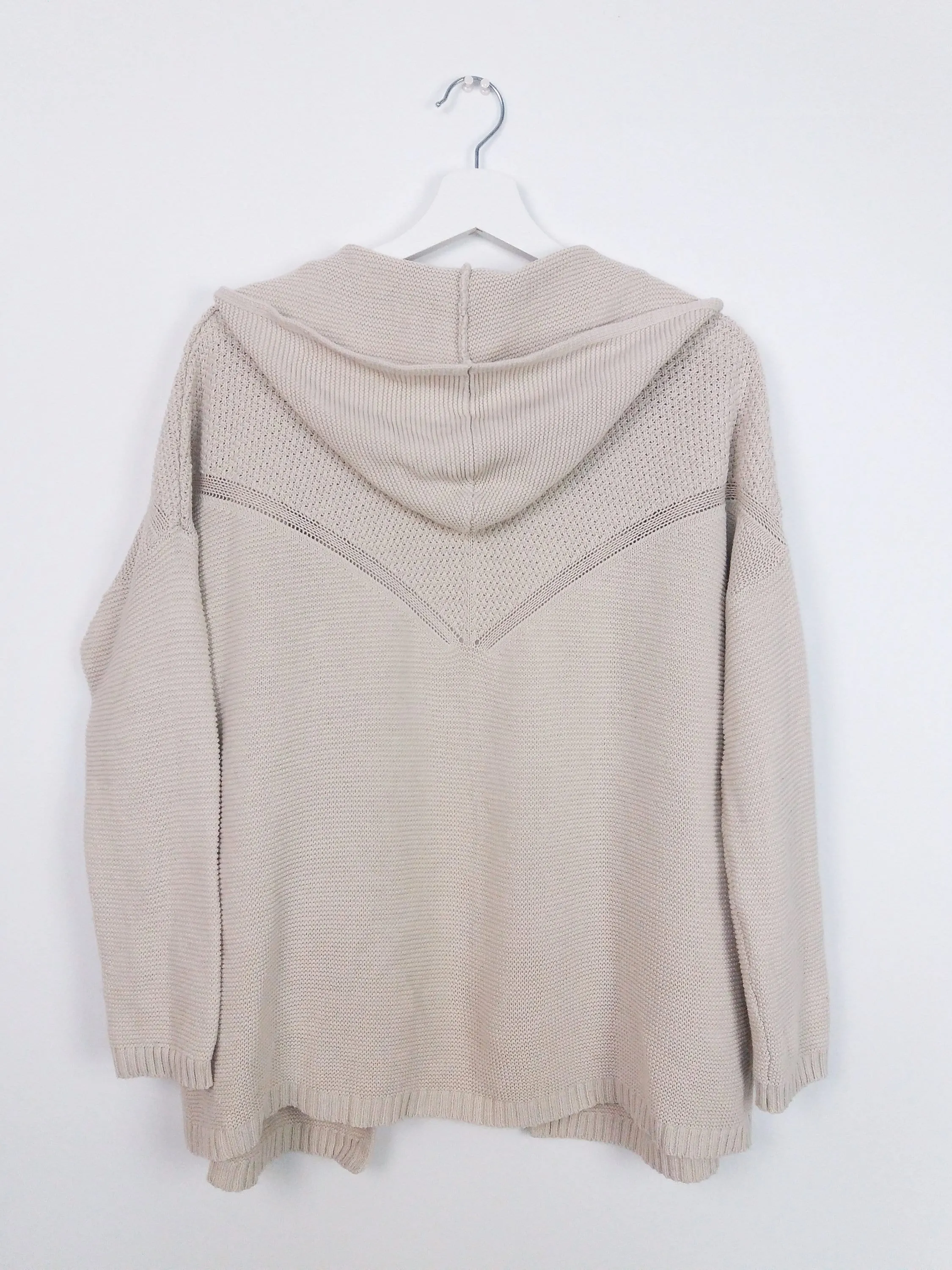 OLIVE & OAK Hooded Open Cardigan - size XL