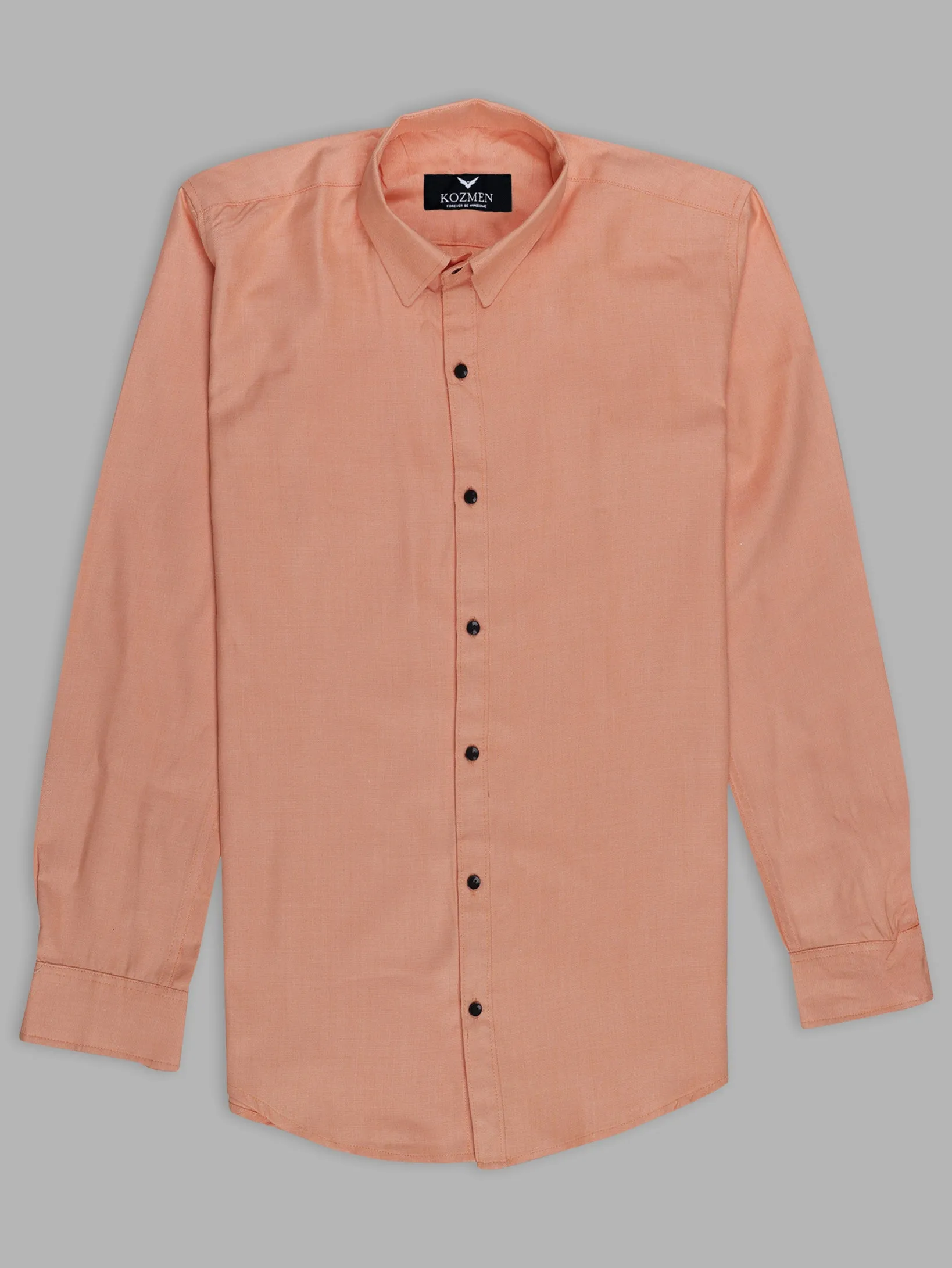 Orange Super Soft Premium Giza Cotton Shirt