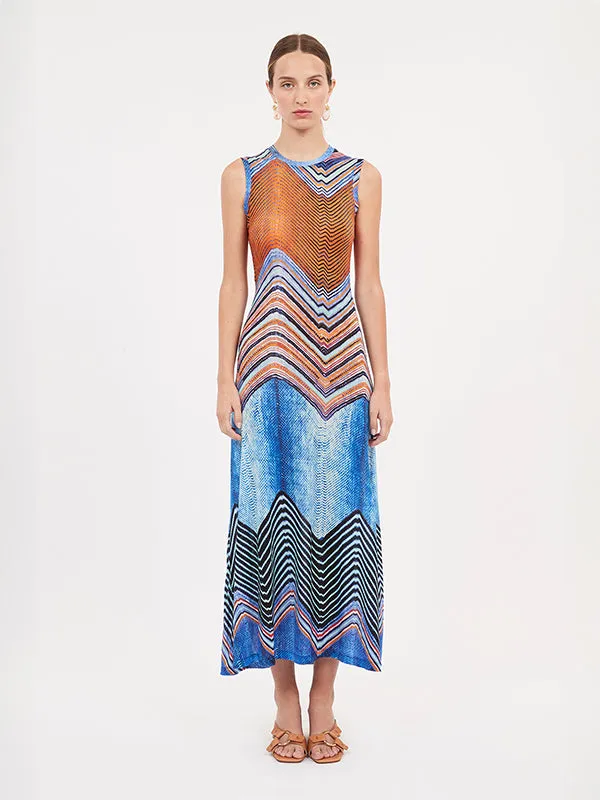 Orla Dress in Neptune