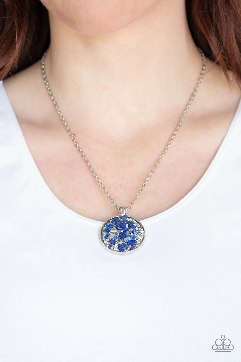 Paparazzi Necklace ~ GLAM Crush Monday - Blue