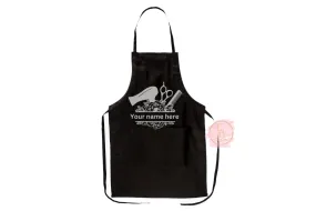 Personalized Name Apron For Hair Stylist | Beauty Salon Apron |Cosmetologist | Custom Barber Apron