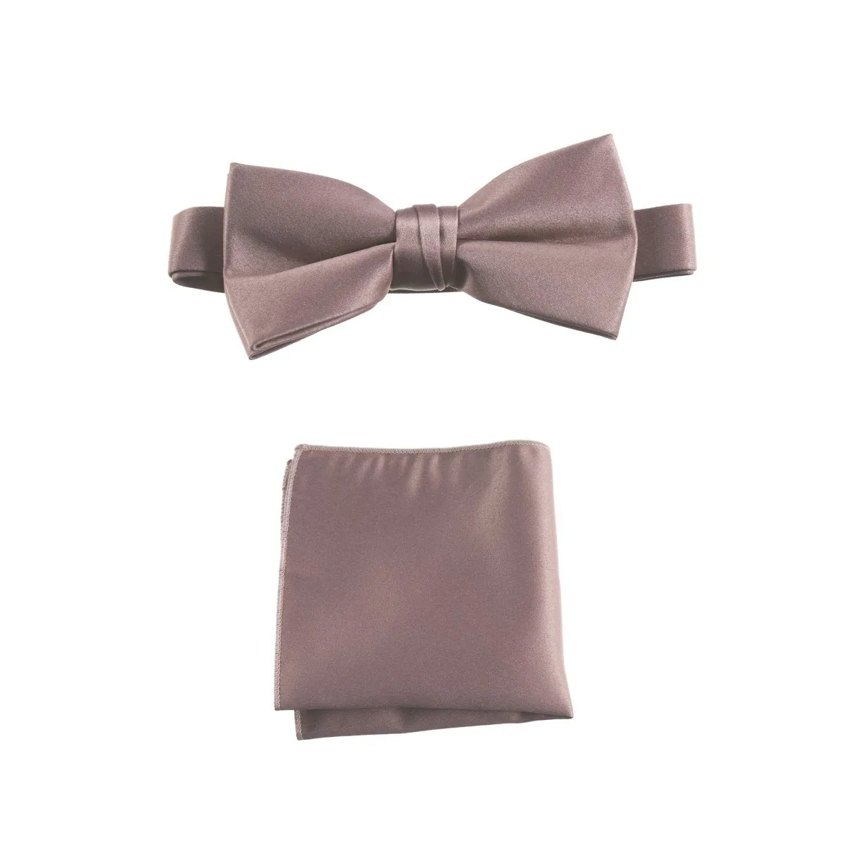 Pre-tied Bow Tie and Pocket Square Handkerchief Sets