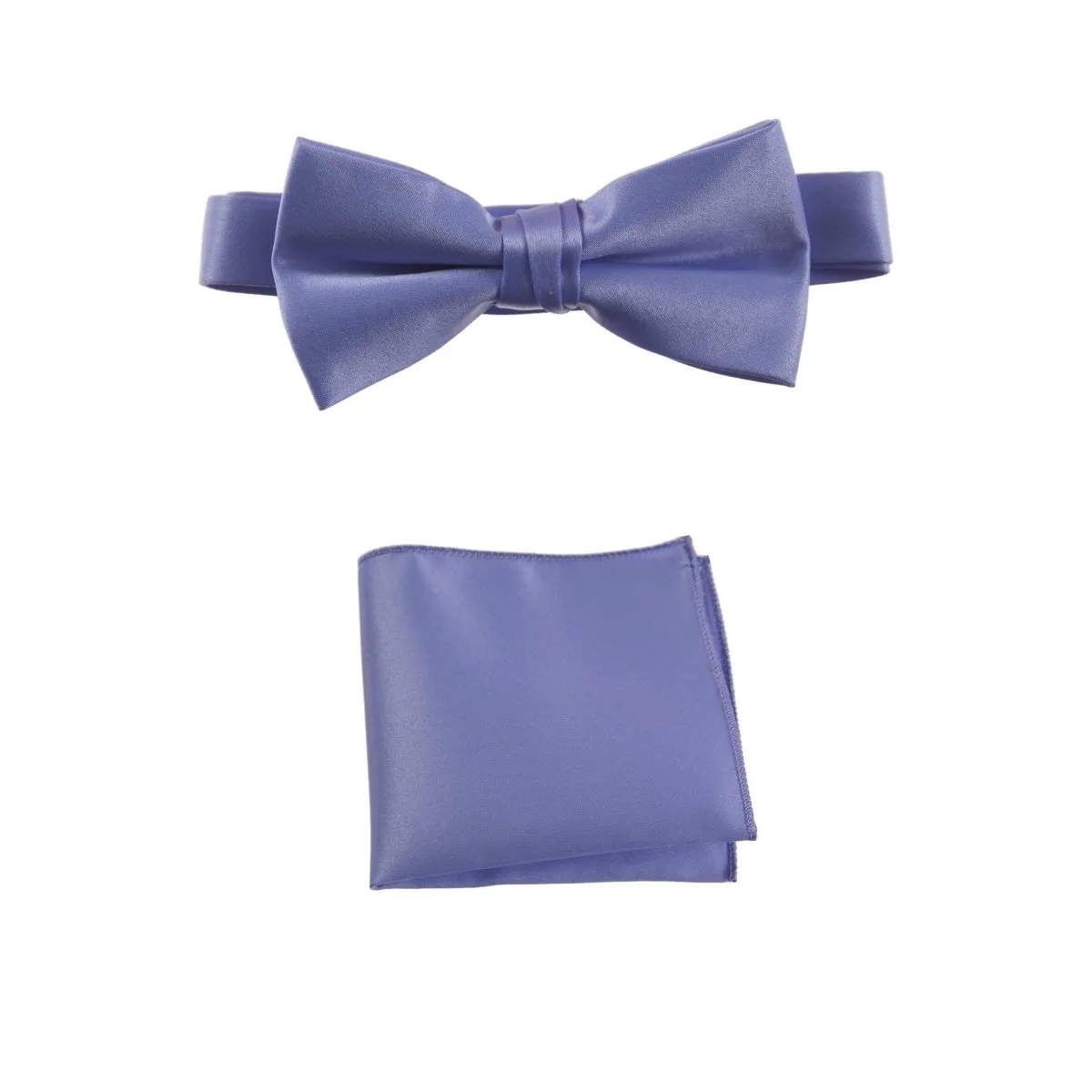 Pre-tied Bow Tie and Pocket Square Handkerchief Sets