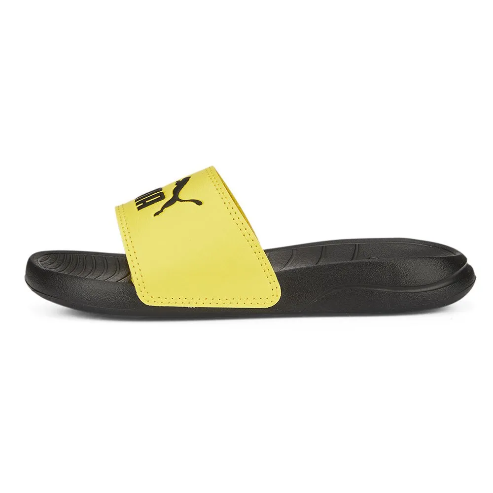 Puma children's beach slipper Popcat 20 PS 372313-26 pelé yellow-black