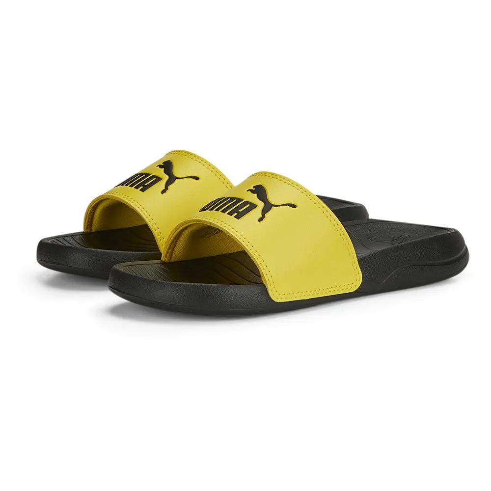 Puma children's beach slipper Popcat 20 PS 372313-26 pelé yellow-black