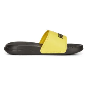 Puma children's beach slipper Popcat 20 PS 372313-26 pelé yellow-black