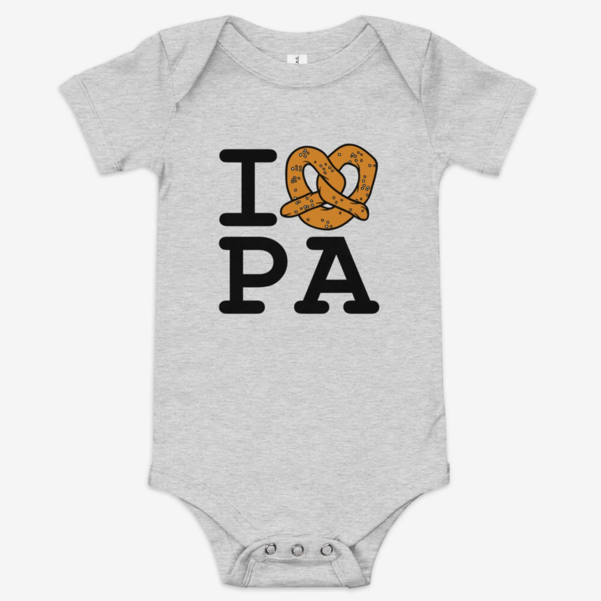 "I Pretzel PA" Baby Onesie