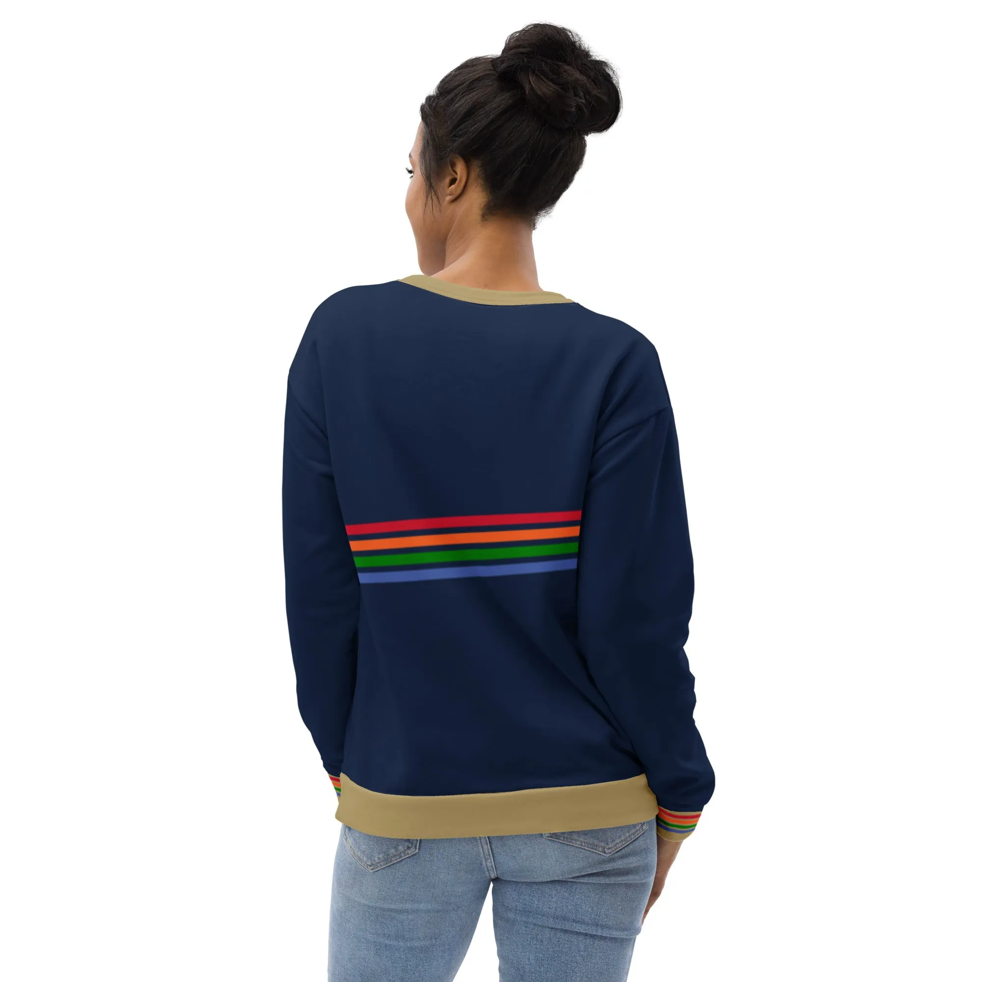 "Phillygoat Spectrum Vibes" All-Over Sweatshirt