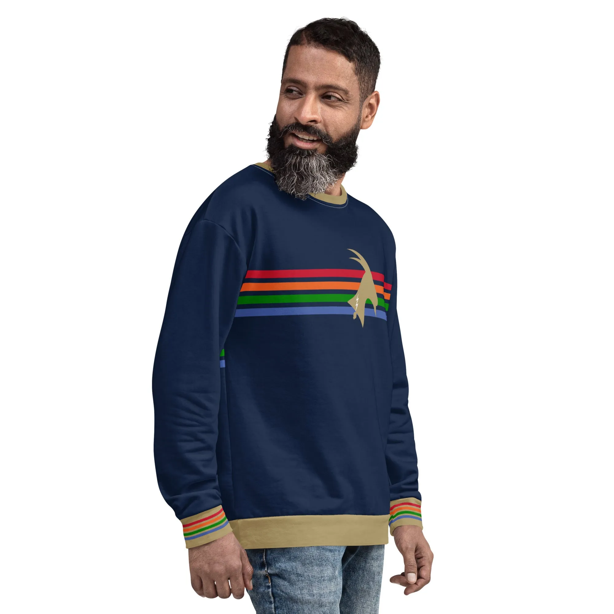 "Phillygoat Spectrum Vibes" All-Over Sweatshirt