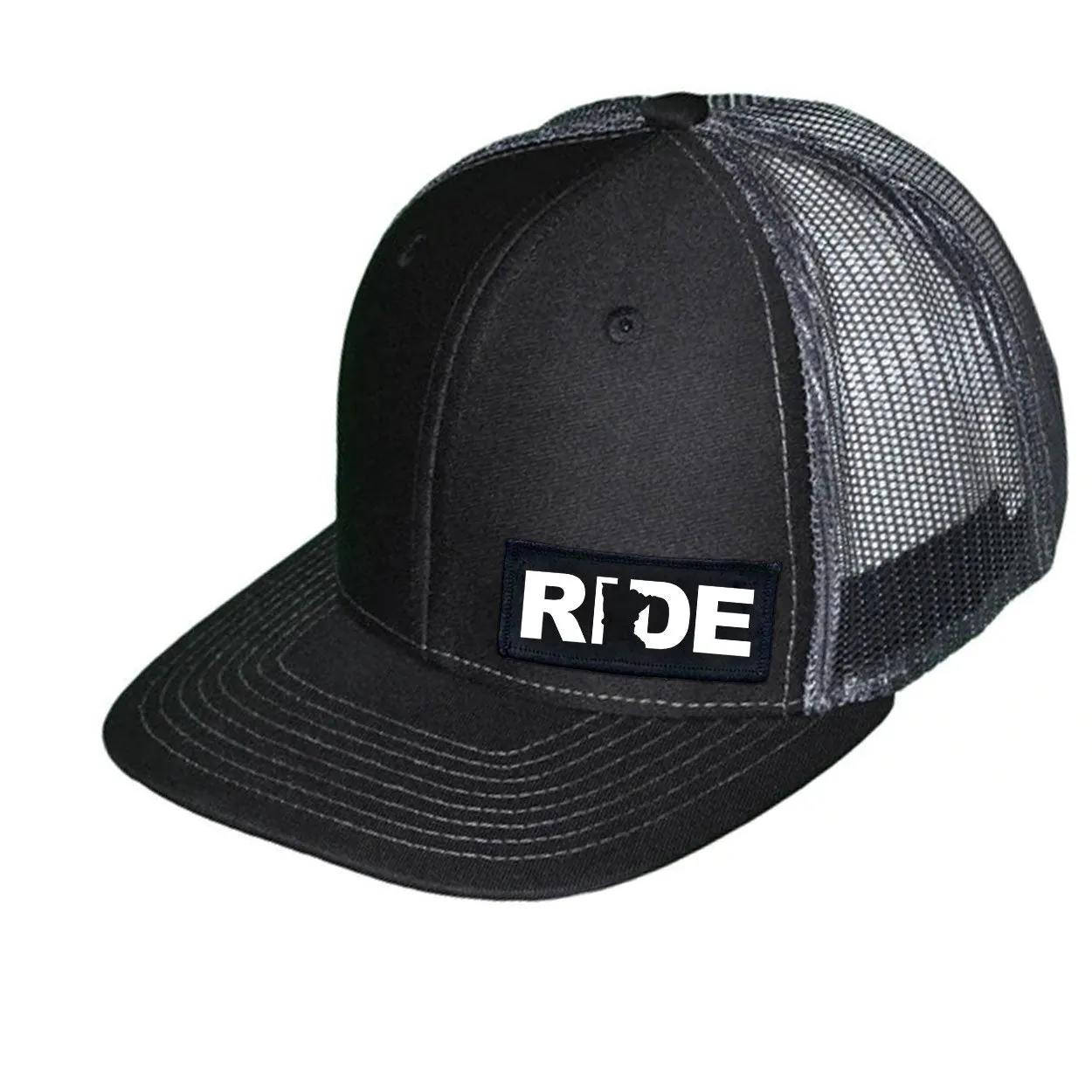 Ride MN Night Out Patch Trucker Snapback Black/Dark Grey