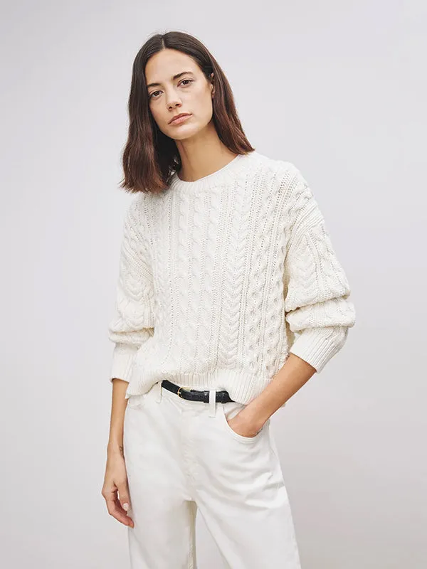 Rory Sweater in Ivory