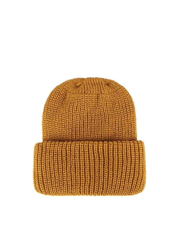 RoToTo Cozy Chunky Beanie Dark Yellow