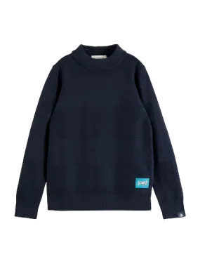 Scotch & Soda Boys Structured Pullover _Navy 171192-0002