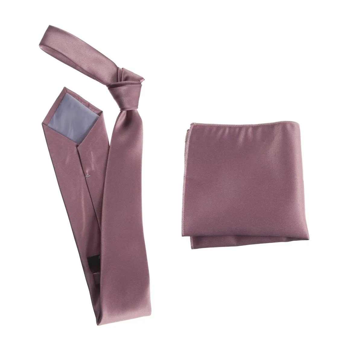 Self-Tie Windsor Necktie & Pocket Square Set | Over 30 Colors