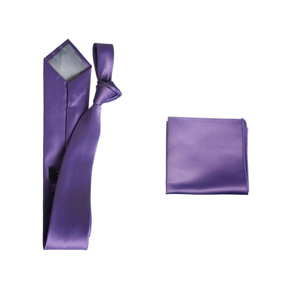 Self-Tie Windsor Necktie & Pocket Square Set | Over 30 Colors