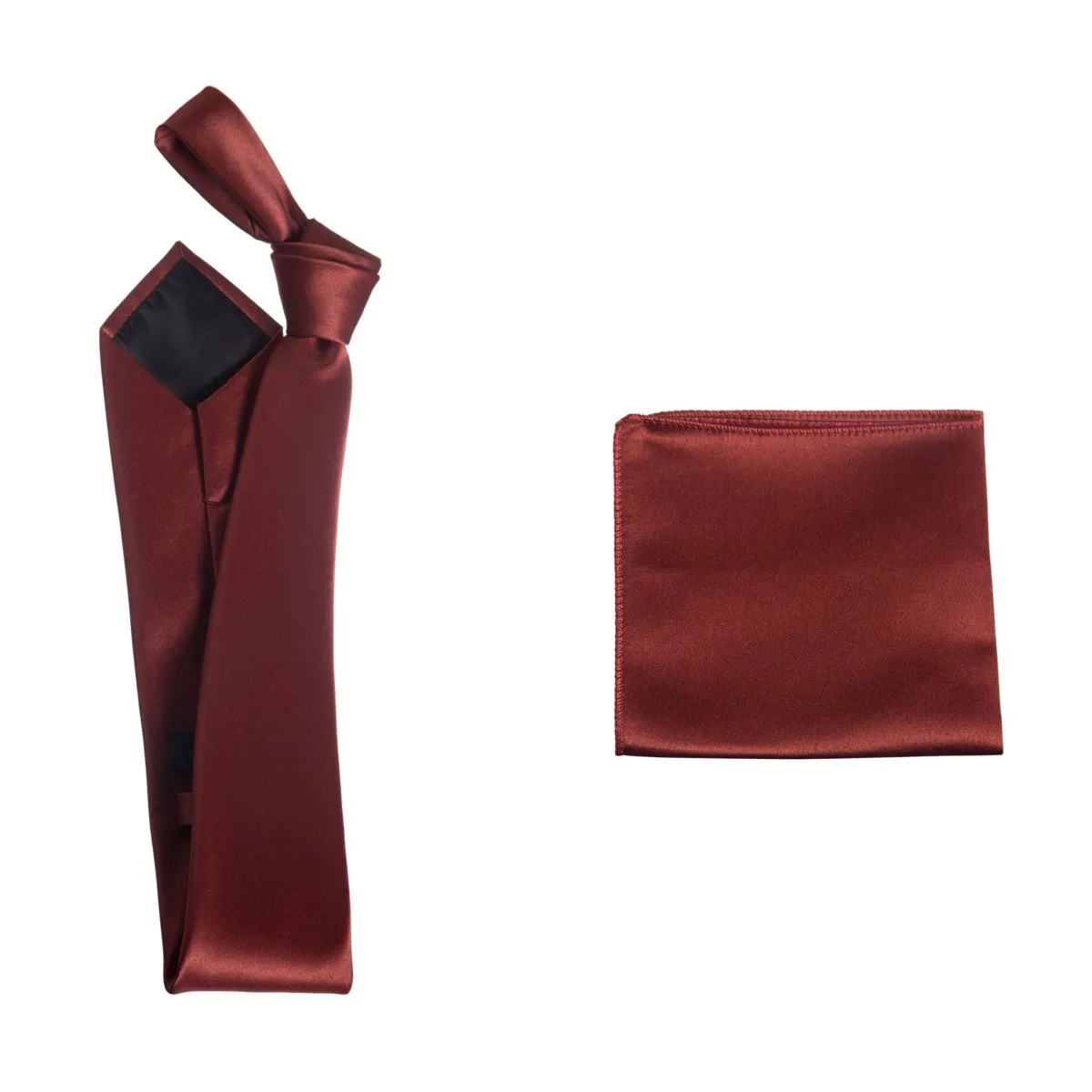 Self-Tie Windsor Necktie & Pocket Square Set | Over 30 Colors