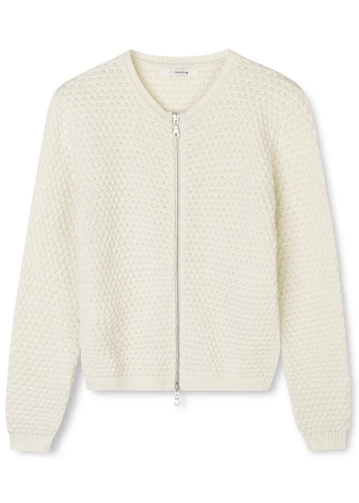 Sibin Linnebjerg Ane Cardigan - Offwhite