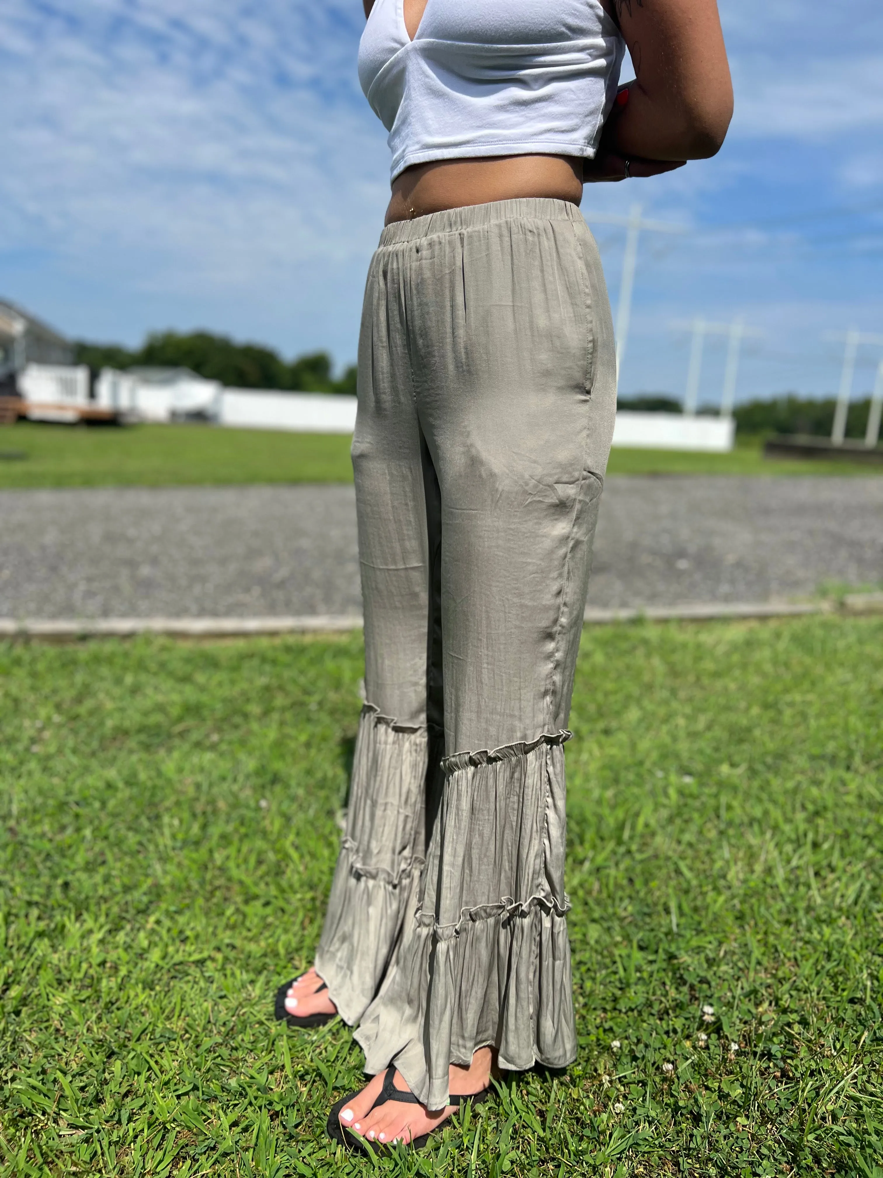 Soft Matte Tired Pants