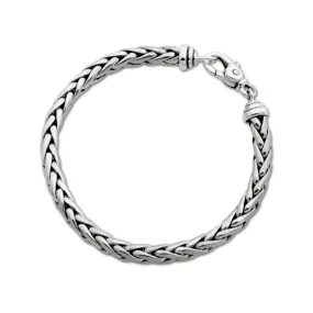 Sterling Silver Classic Woven Bracelet