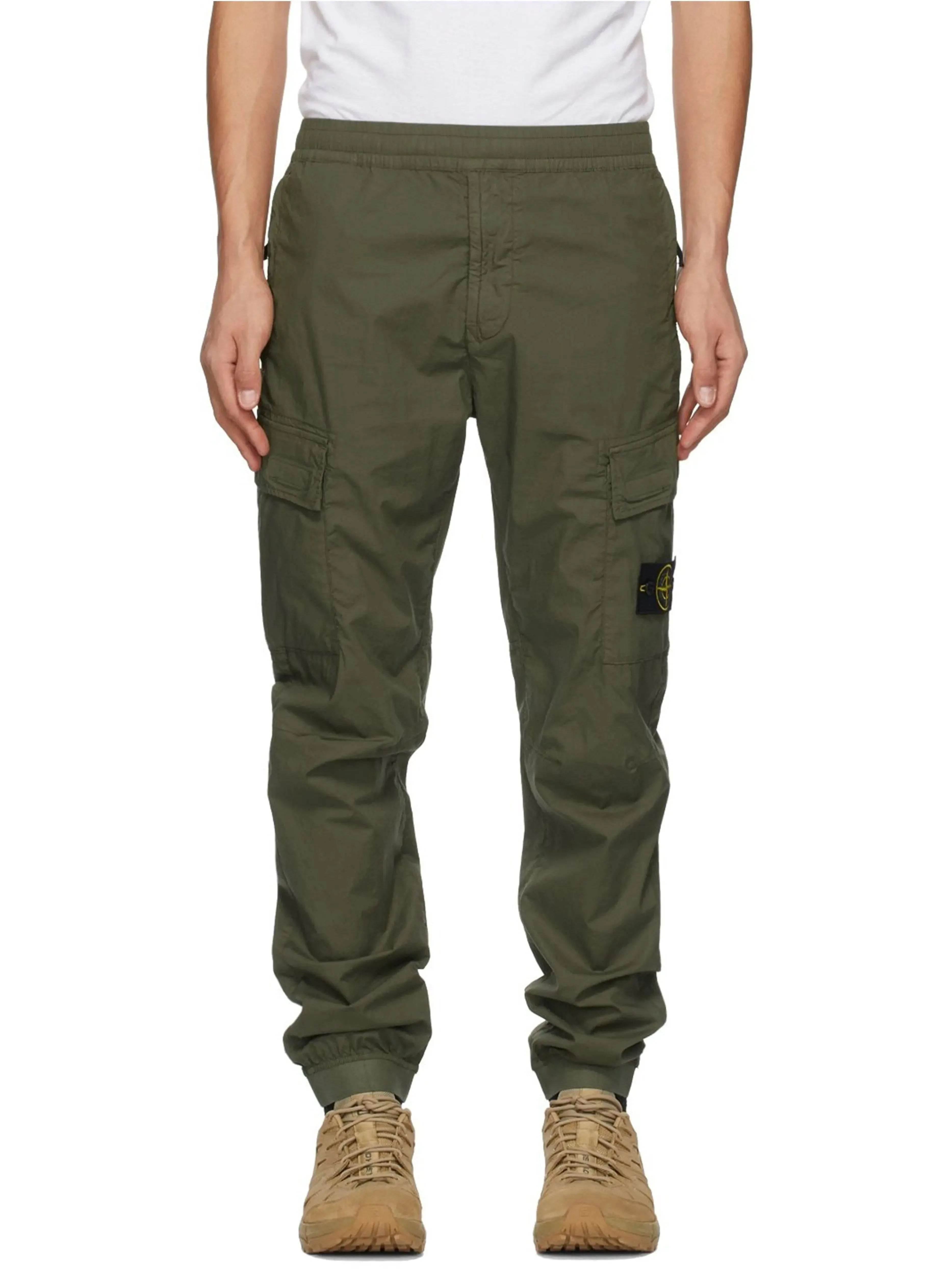 Stone Island Olive Cargo Pants