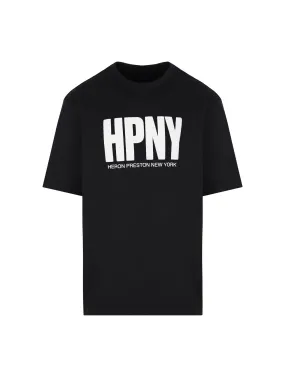 T-SHIRT IN ORGANIC COTTON WITH REG HPNY LOGO PRINT