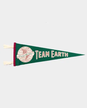 Team Earth Pennant