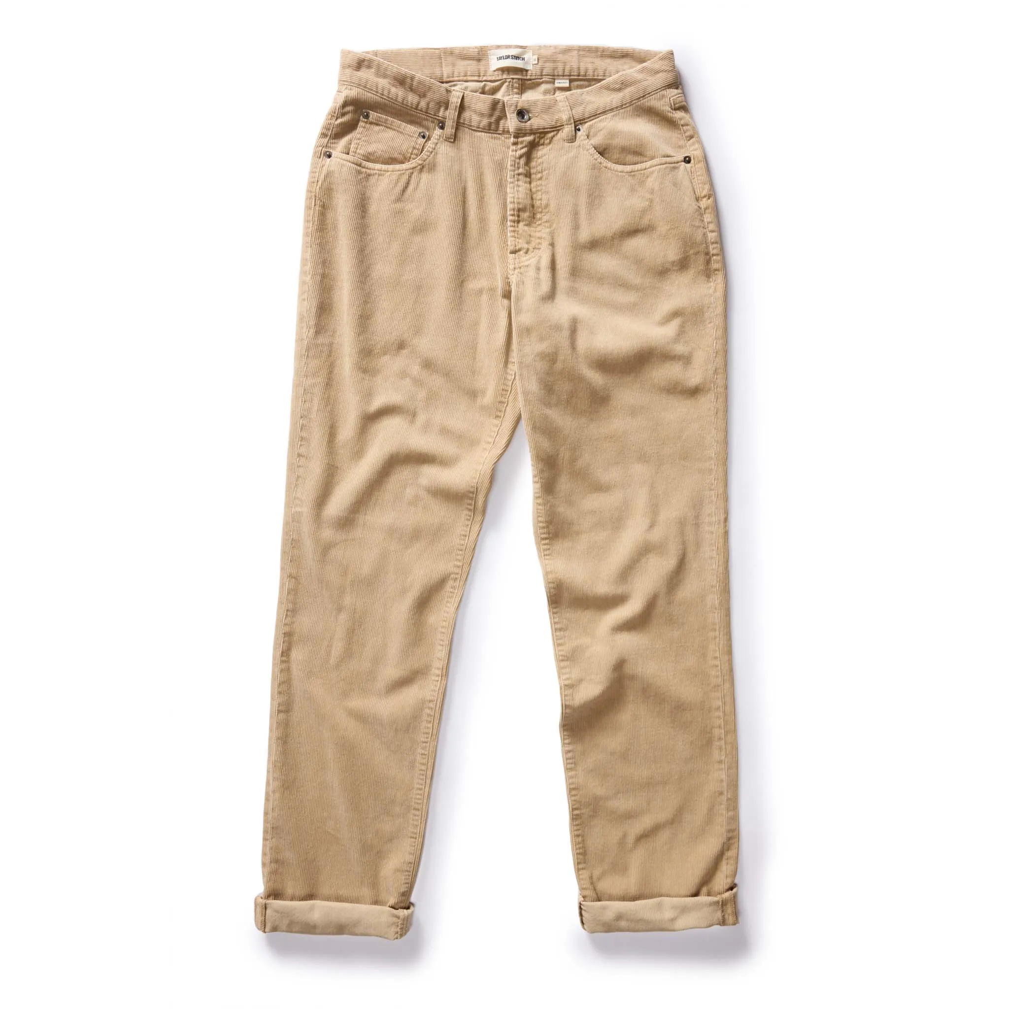 The Democratic All Day Pant in Light Khaki Cord