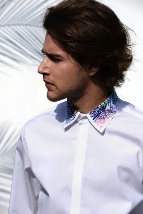 The Scribbled Collar Shirt