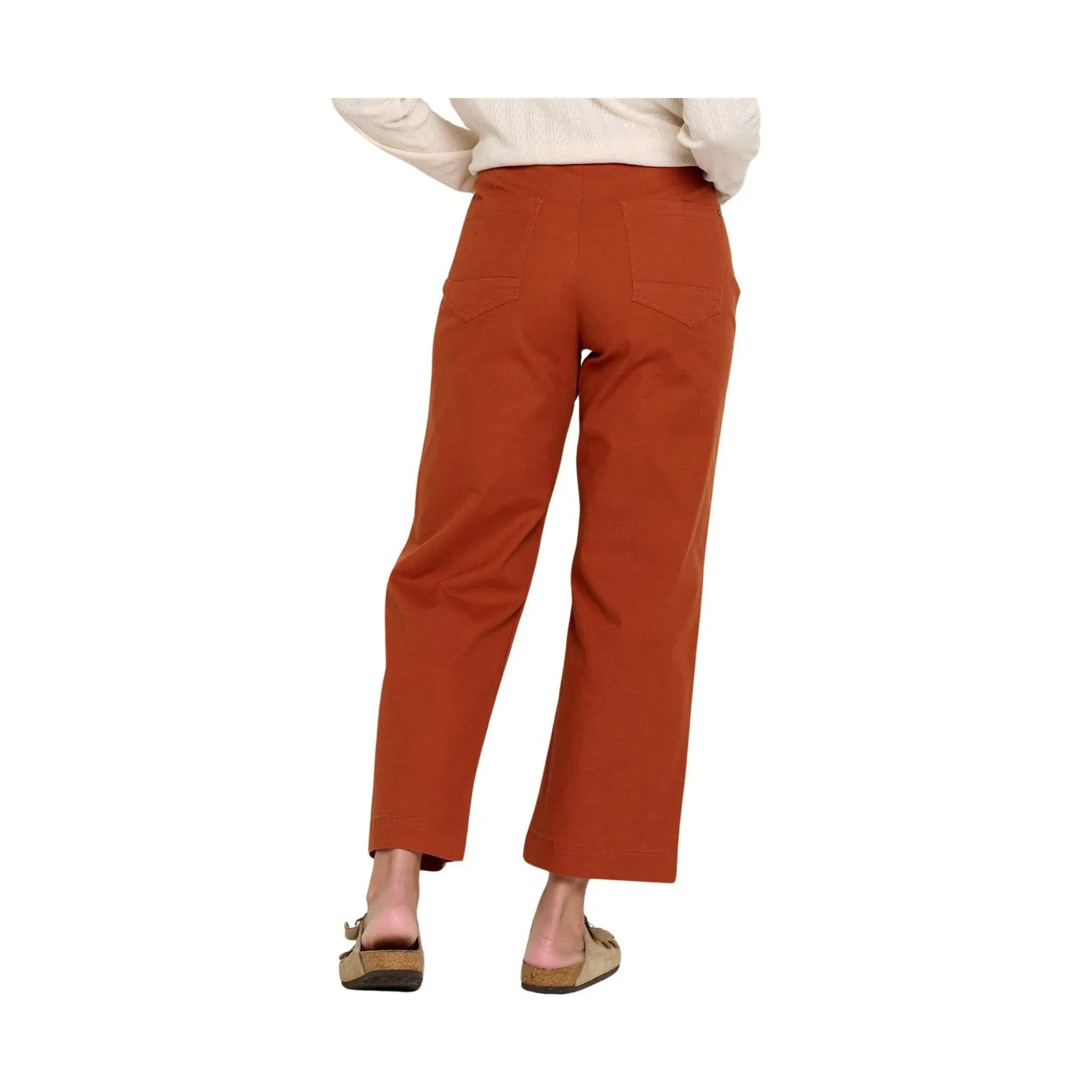 Toad & Co Women's Earthworks Wide Leg Pant - Cinnamon