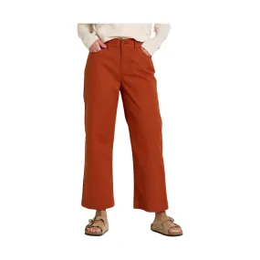 Toad & Co Women's Earthworks Wide Leg Pant - Cinnamon